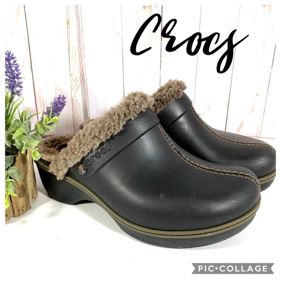 fuzzy clogs